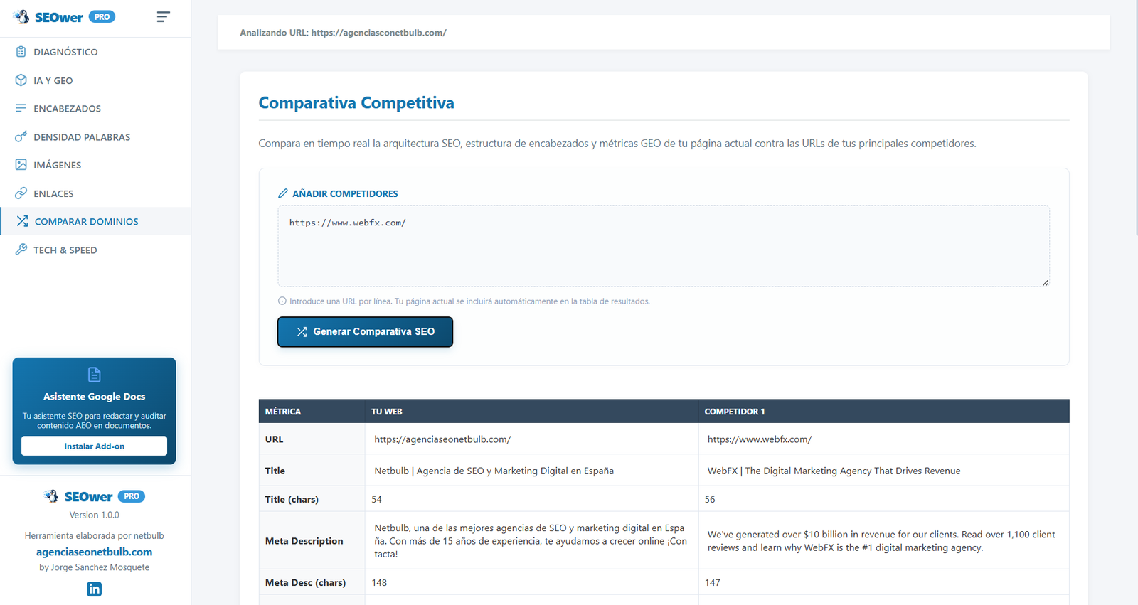 Competitive Comparison
