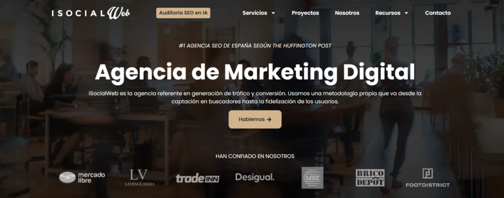 Mejores Agencias SEO de España en 2026 – Ranking de las Top 15 12 iSocialWeb – Rendimiento Técnico y Validación de Expertos