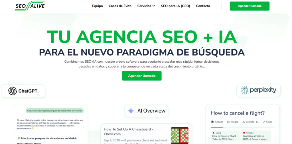 Mejores Agencias SEO de España en 2026 – Ranking de las Top 15 5 SEO Alive – Expertos en Expansión Internacional