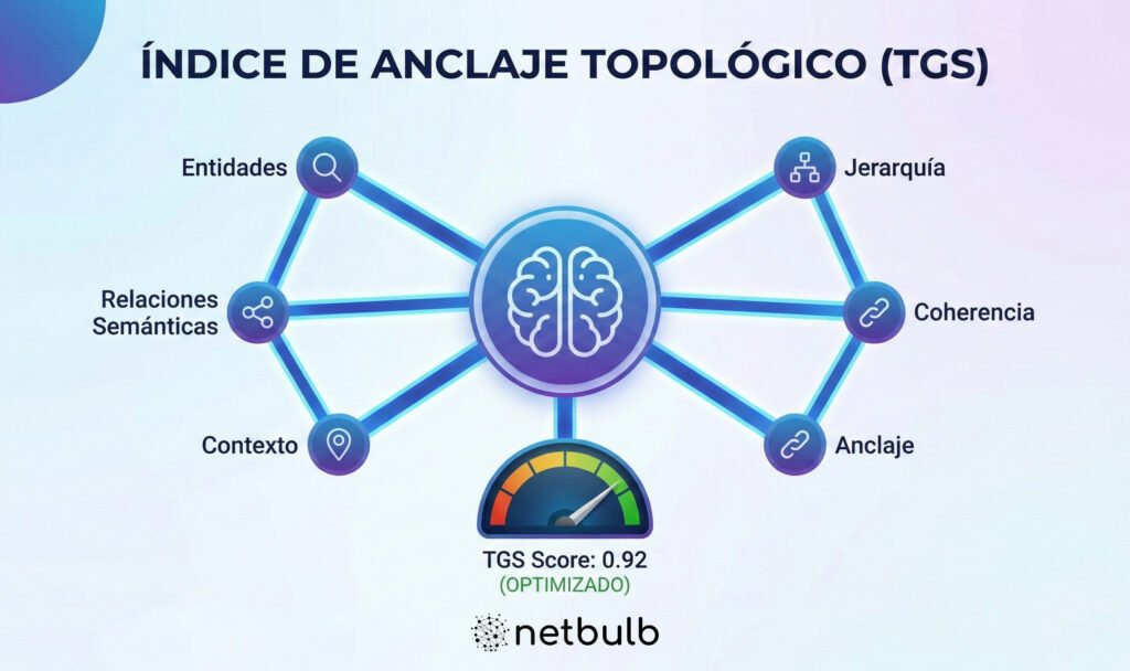 El Índice de Anclaje Topológico: El nuevo KPI que sustituye a la Autoridad de Dominio 2 Topological Grounding Score
