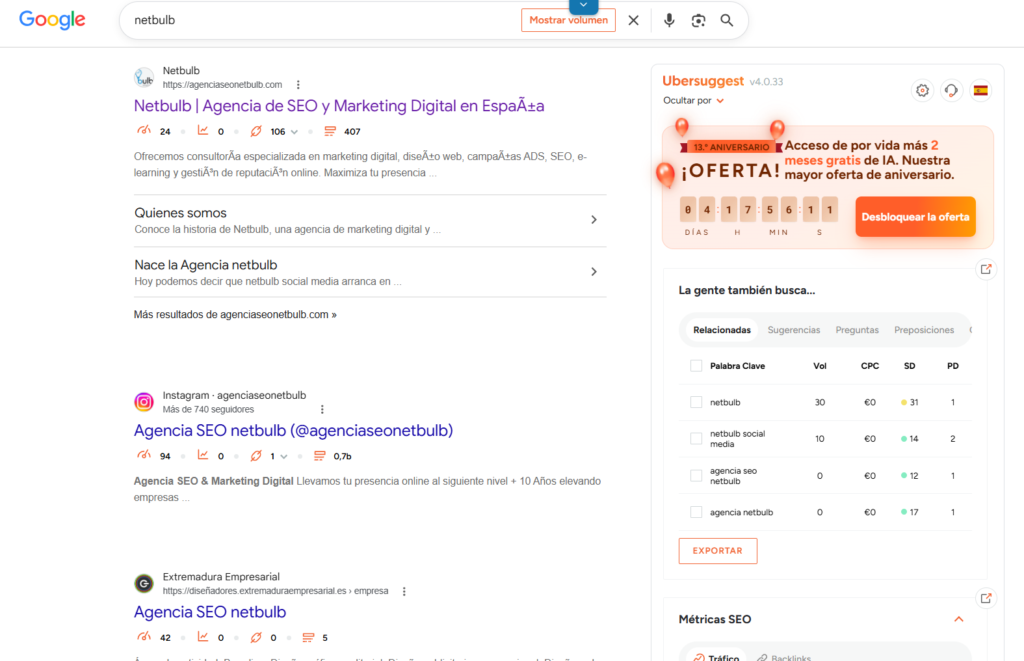 Ubersuggest  