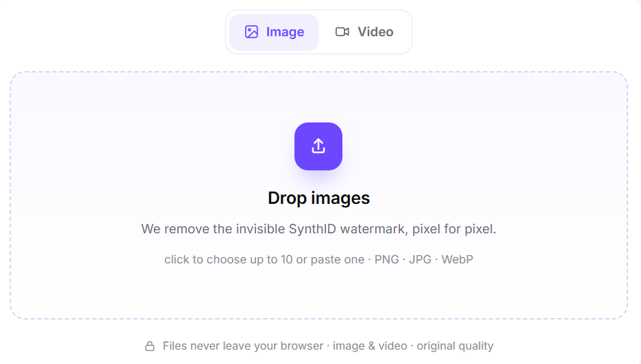 Remove SynthID