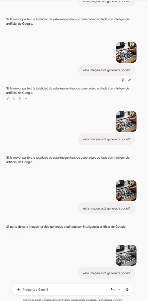 prueba genesi detectar imagen ia