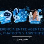 Diferencia entre agentes de IA, chatbots y asistentes