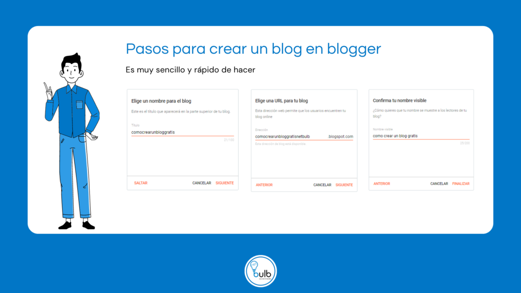 Cómo crear un blog gratis. Las 5 mejores plataformas en 2025 4 pasos para crear un blog en blogger de forma gratuita
